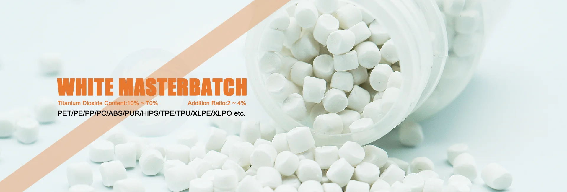 white masterbatch manufacturers banner